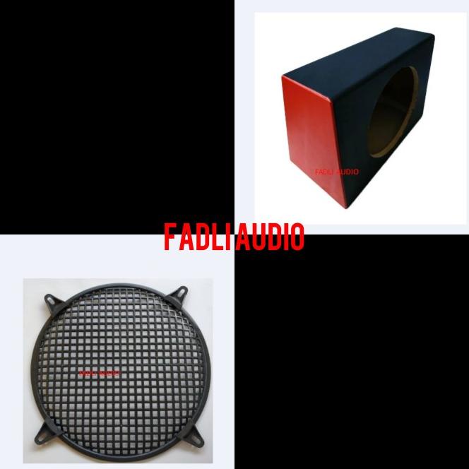 Paket Audio Mobil Subwoofer 12 Inch Double Coil Merk Autolab + Box Sub