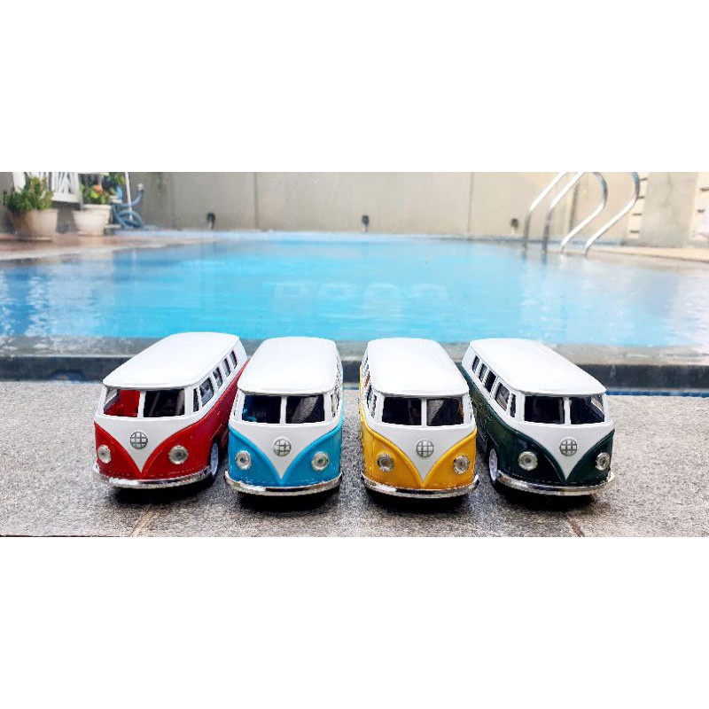 Diecast Mobil VW Combi Miniatur Mobil Mainan Volkswagen Alloy Car