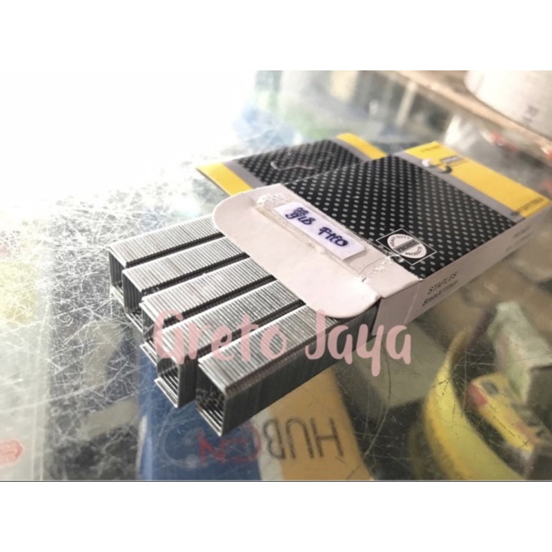 

( 8mm ) Isi Staples Tembak Gun Gan Refill Refil Ulang Paku Anak Hekter Steples 8 mm Staple Stapler Tacker Plastik Jepret Jepretan Tembakan Angin