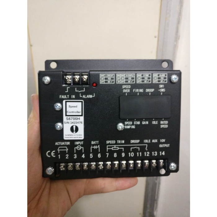 Engine Speed Control S6700H Segma S 6700 H
