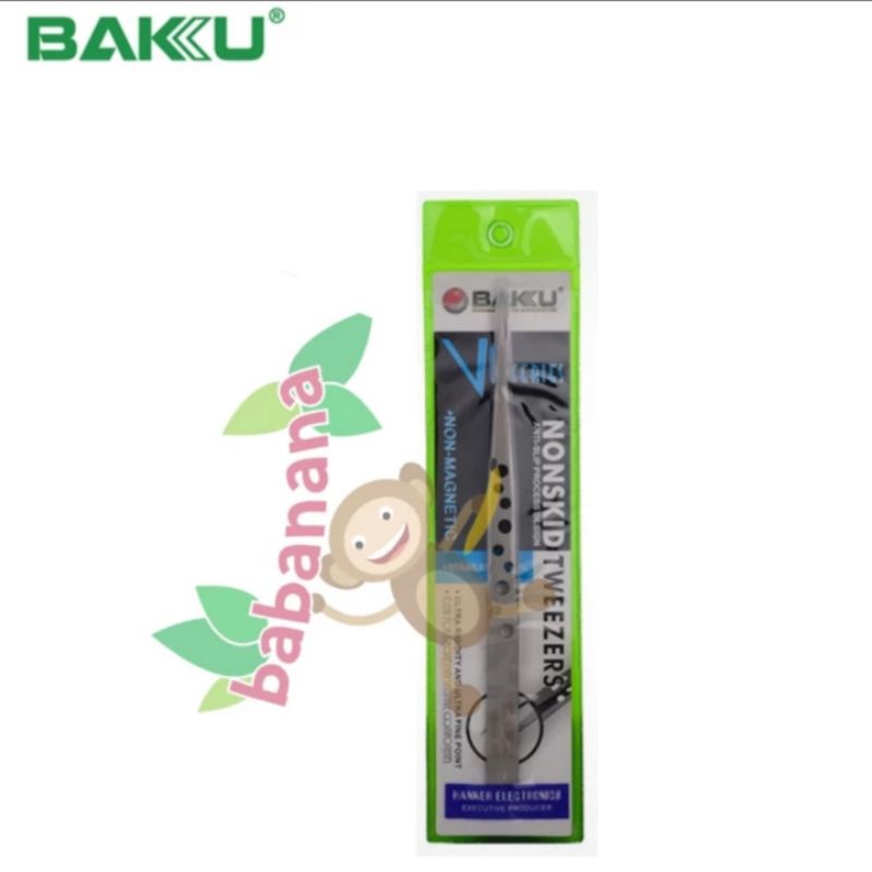 Baku SS-Sa SR Pinset Lurus Long Fine Tip Tweezer Penjepit Stainless