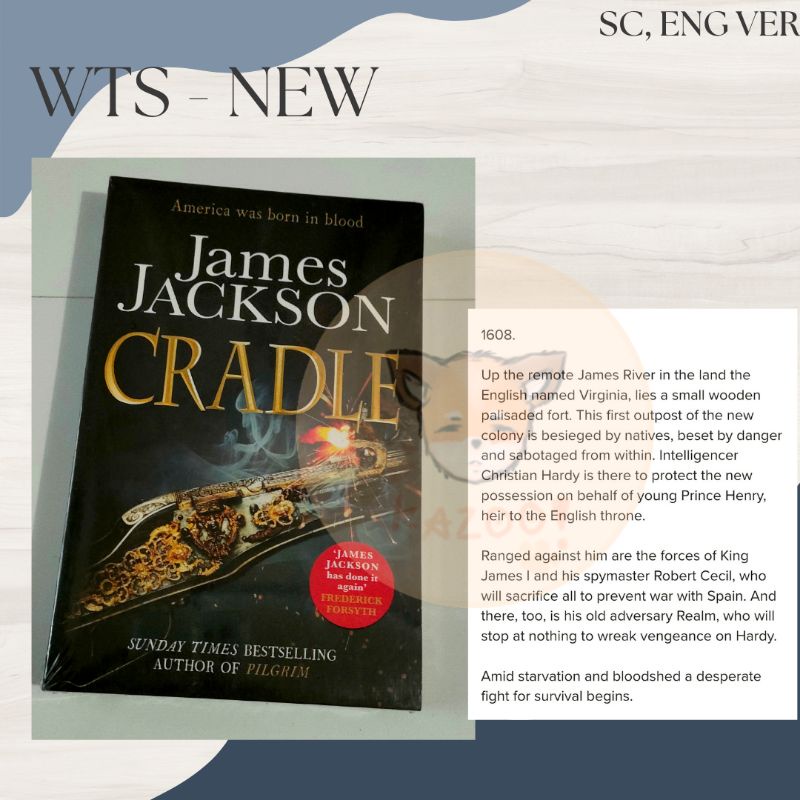 (Segel, Original) Cradle James Jackson - Novel Import English