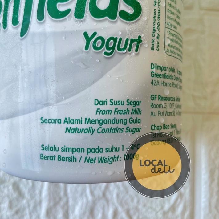 

【MEGA SALE】 Greenfields Yogurt Plain 1kg / Yogurt Greenfields Plain 1kg / Greenfields Yoghurt Plain 1kg