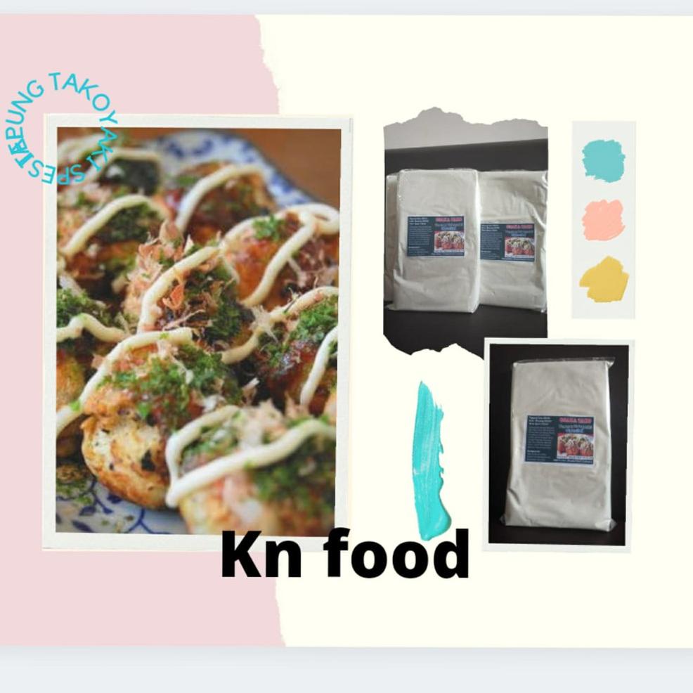 

(PROMO TNC87) Tepung Takoyaki Special kemasan 1 kg - Tepung Premik Takoyaki ✫
