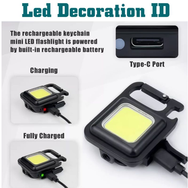 PROMO SENTER LED COB MINI SUPER TERANG HEADLAMP / LAMPU EMERGENCY / LAMPU DARURAT BUAT CUKUR RAMBUT