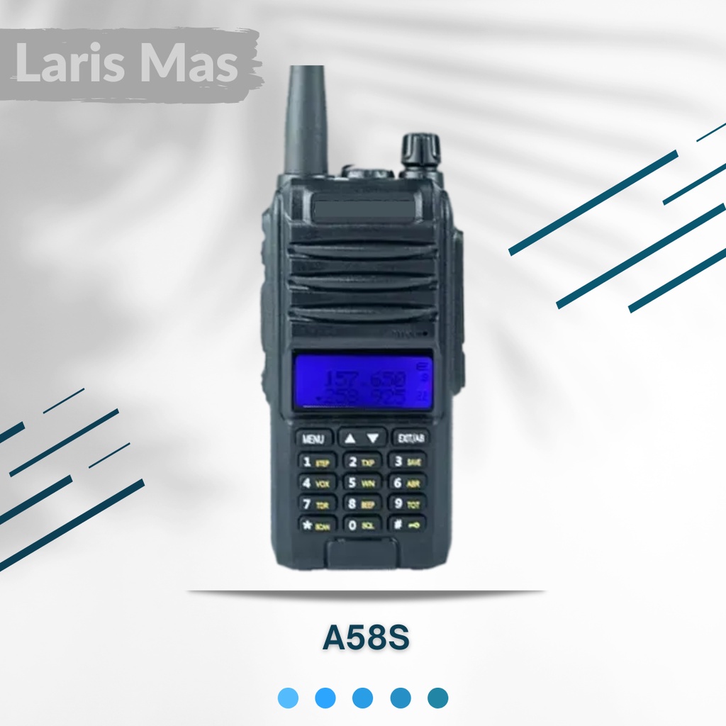Radio HT Walkie Talkie Pofung A58 S BF A58S Triple Band Power 8 Watt