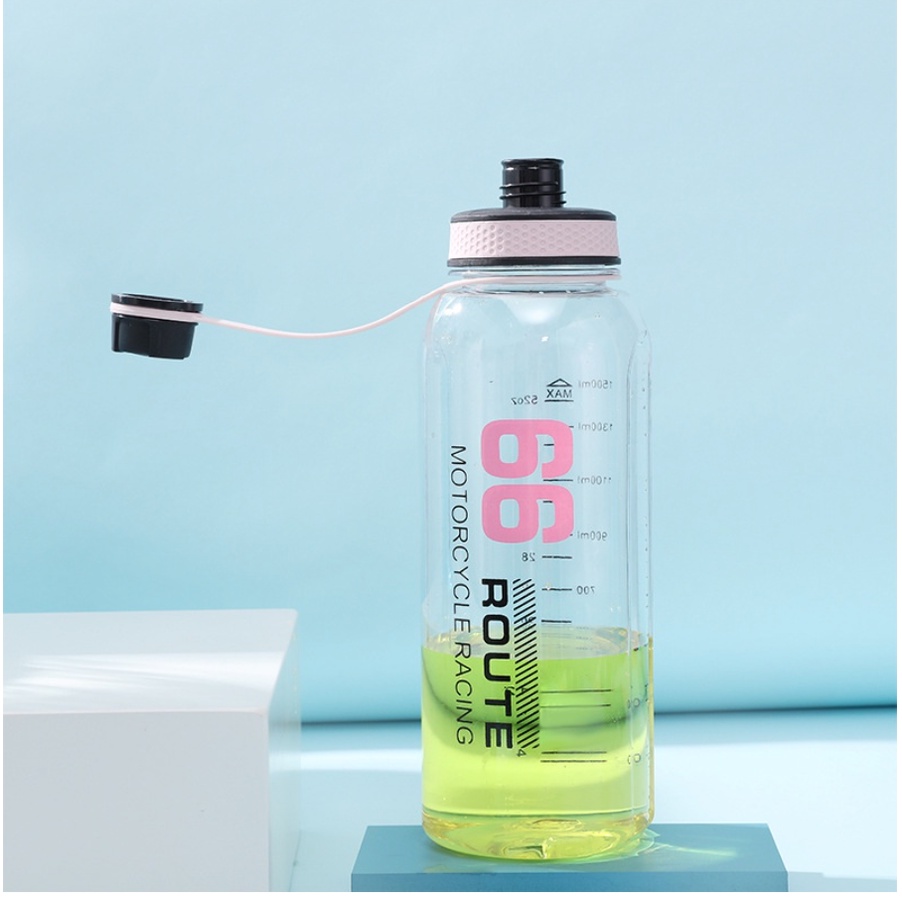 Botol Minum Jumbo Sport 1500 ml / Botol Minum Anti Tumpah Klip 1.5 L BPA FREE / Botol Air Olahraga Infuse Water