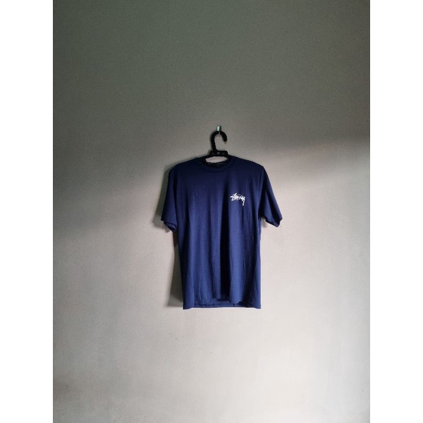 T-shirt Stussy Built Up - Navy New