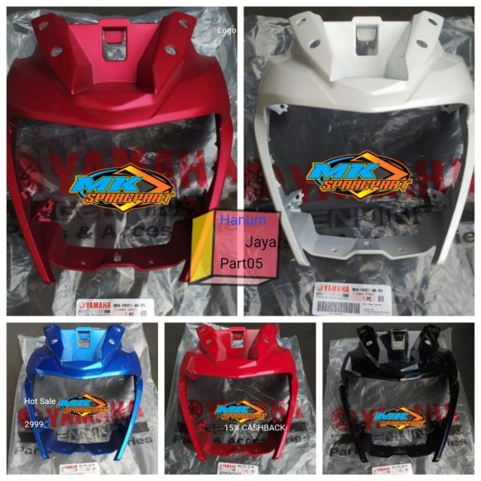 BATOK KEPALA COVER LAMPU DEPAN VIXION R 155 ORIGINAL YAMAHA