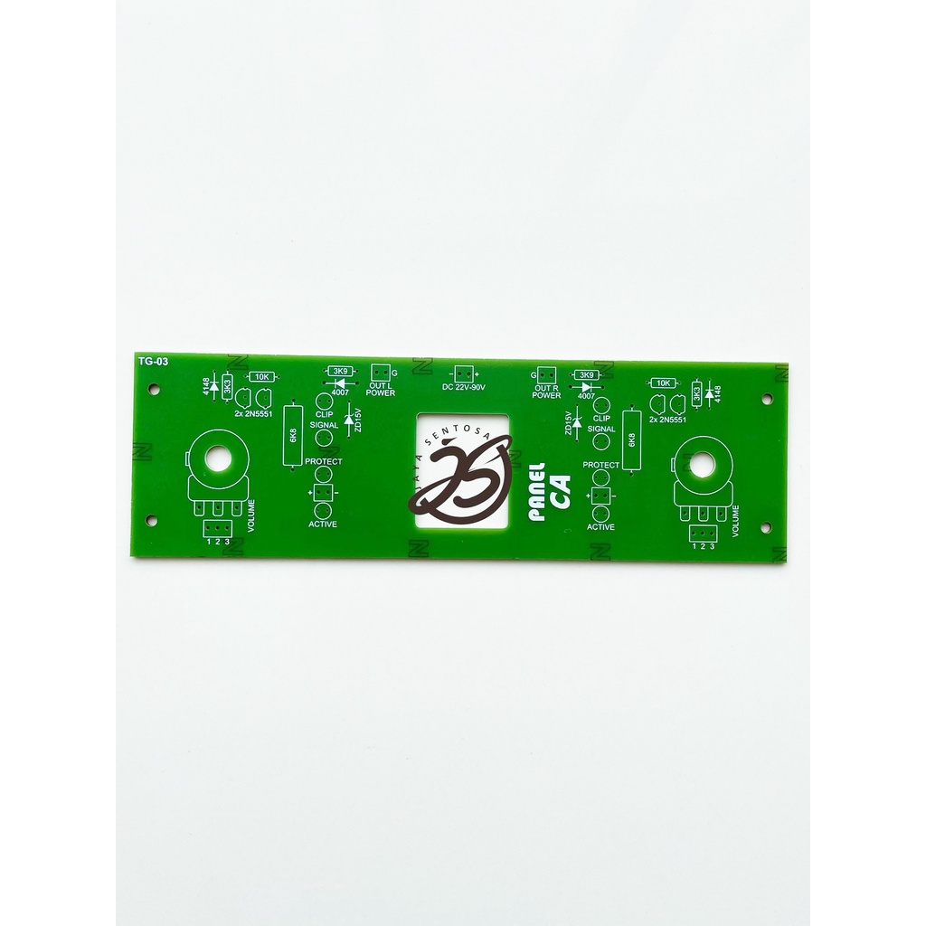 PCB DEPAN PANEL CA SERIES CA10 CA20 CA30 18 X 5.6 cm PCB PANEL DEPAN CA10 CA20 CA30