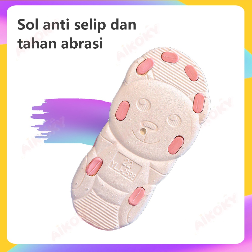 Aikoky Sandal Anak Perempuan Sandal Anak Bayi Lembut Lucu