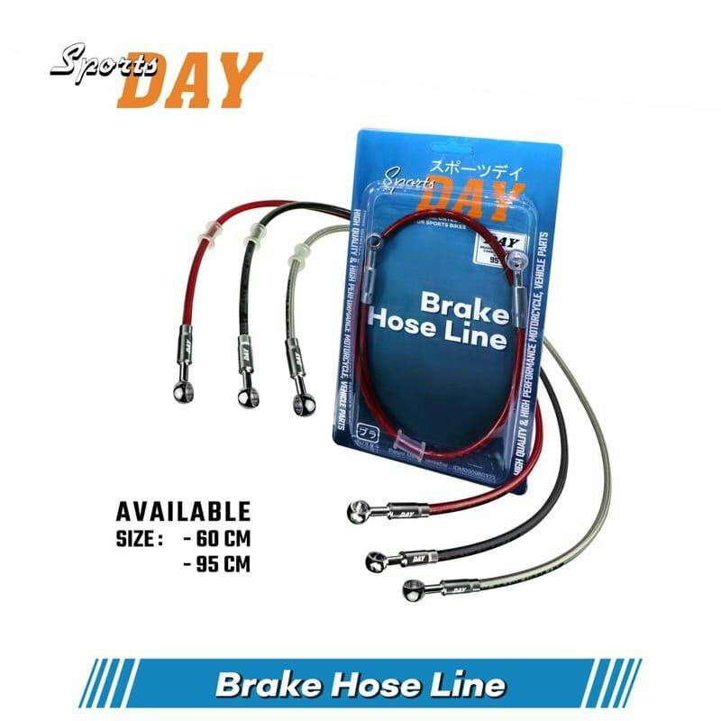 Kabel Rem Selang Rem Cakram Depan Belakang Ukurab 60cm dan 95cm Universal Sports Day