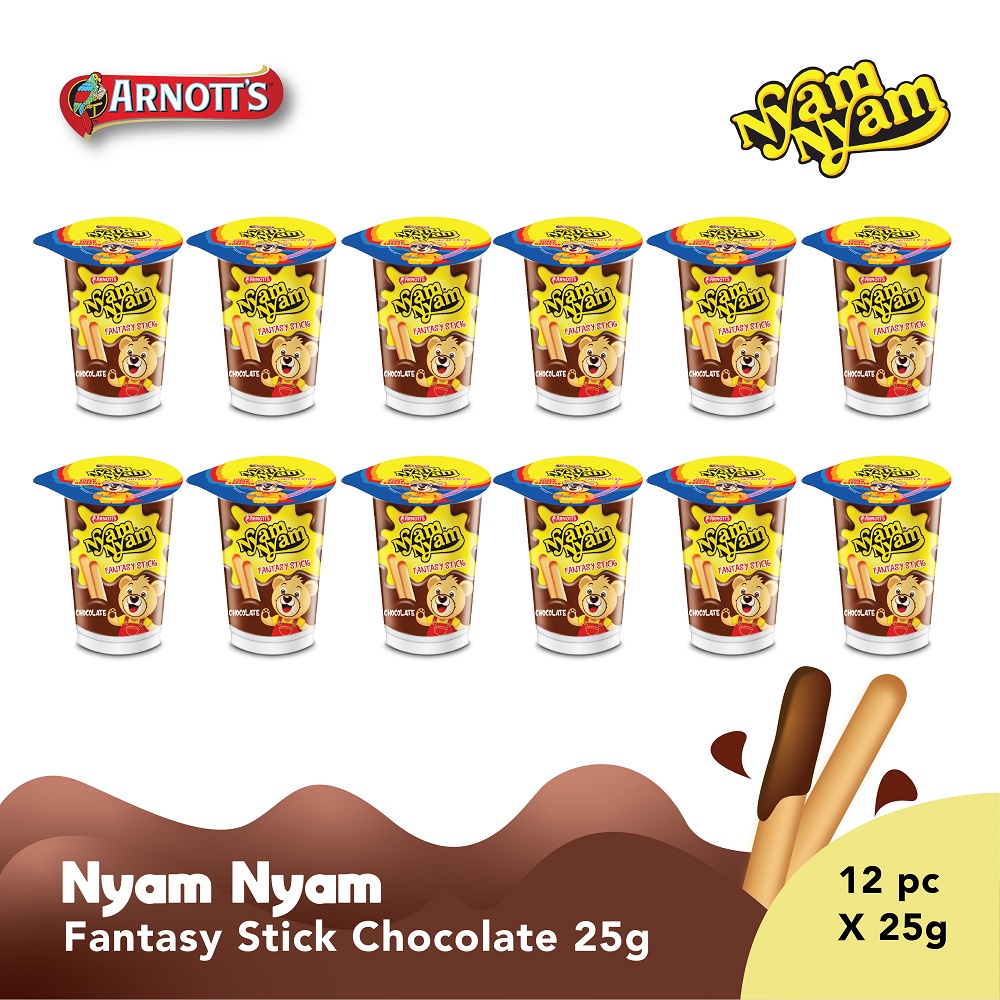 

Nyam nyam fantasy stick Coklat [25gr x 12pcs]