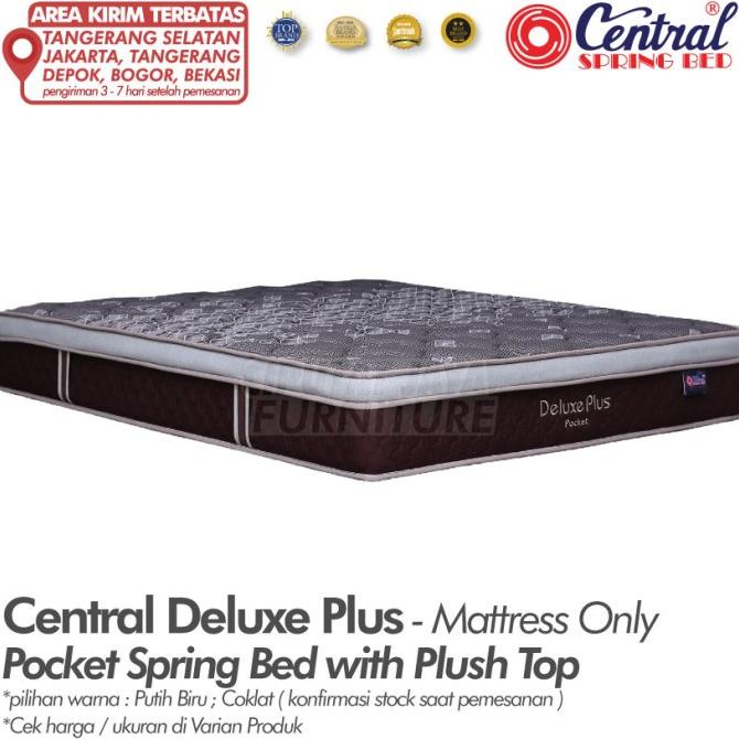 Central Deluxe Plus - Spring Bed - 180 x 200 cm