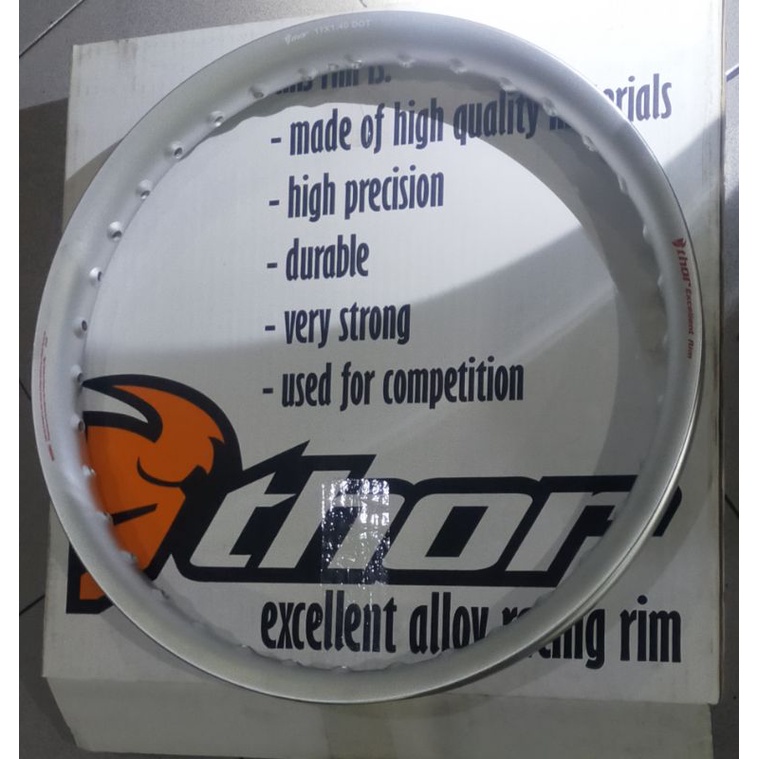 VELG THOR U SHAPE  140 RING 17 BLACK SILVER