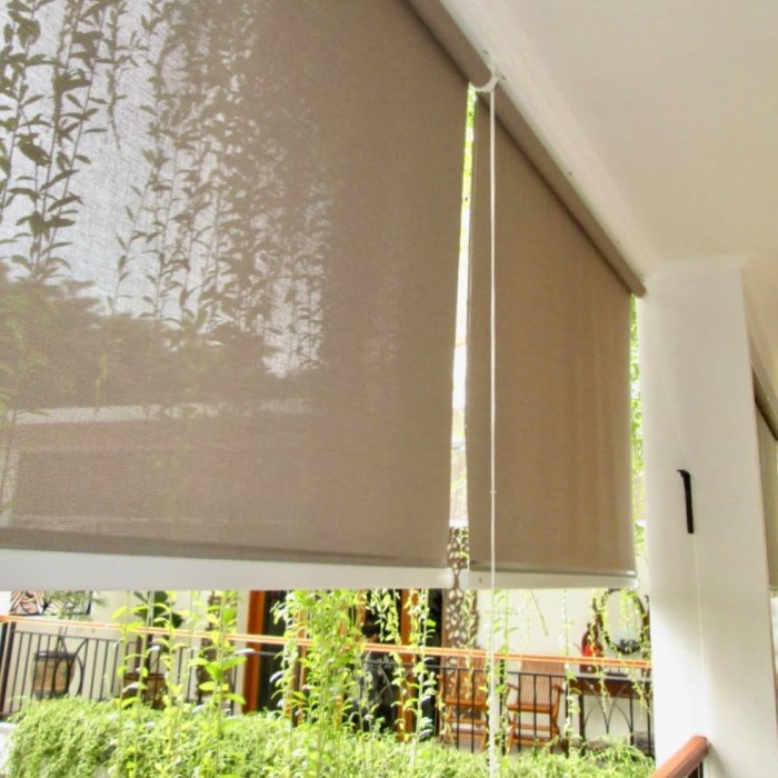 TIRAI GULUNG OUTDOOR - TAHAN HUJAN DAN PANAS