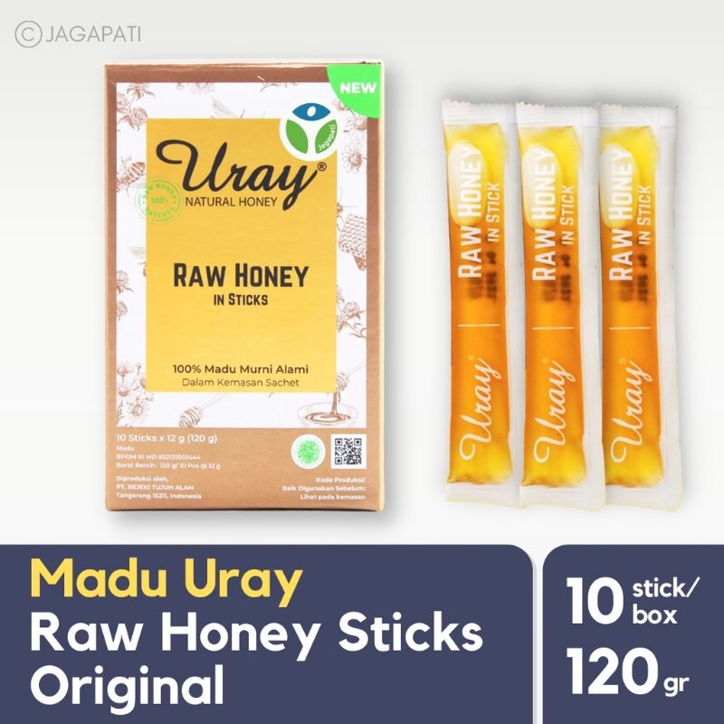 

Madu Uray Honey Stick 10 Sachet - Ginger - Madu Hutan - Madu Murni 10 Sachet 12 gram