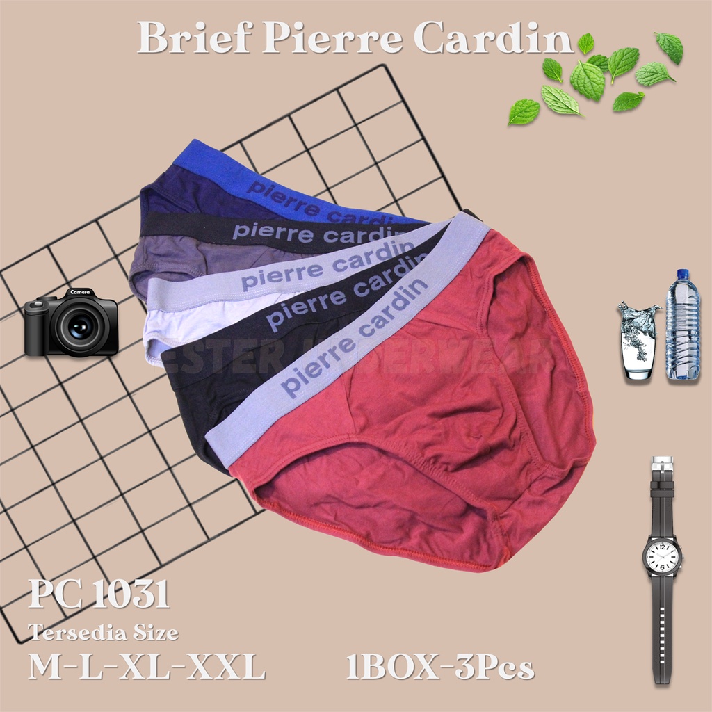 Pierre Cardin Celana Dalam Pria PC 1031 1 Box isi 3Pcs