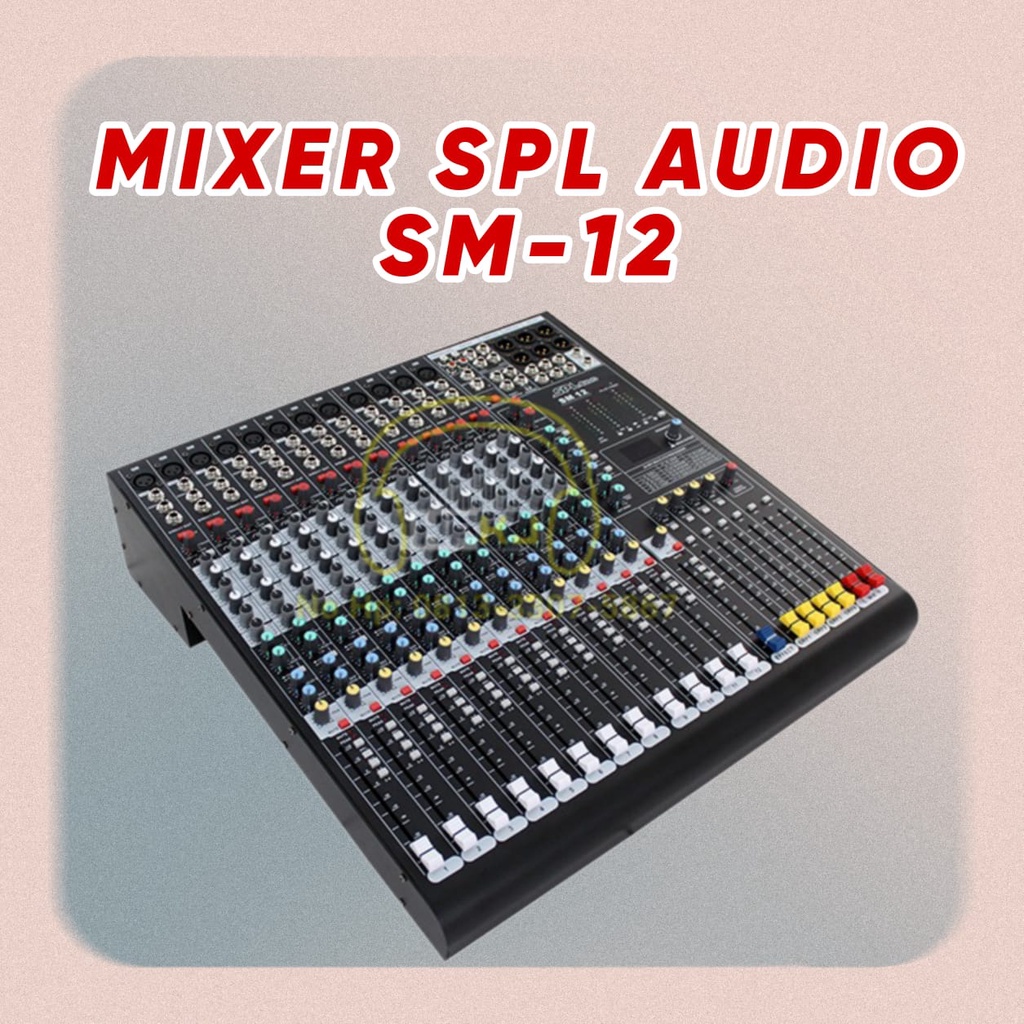 MIXER AUDIO SPL AUDIO SM 12 CHANNEL MIXER SPL AUDIO SM 12 CH ORIGINAL