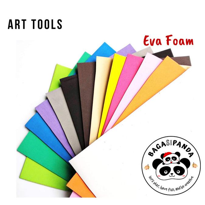 

Art foam / busa eva foam craft - tebal 2mm - ukuran lebih dari 20x30cm