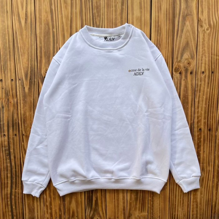 Crewneck Adlv Sweater - Crewneck Adlv Original White