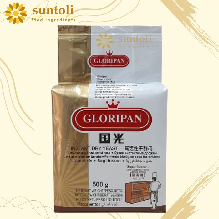 

Ragg Gloripan Instant Dry Yeast / Ragi Kering 500 Gr