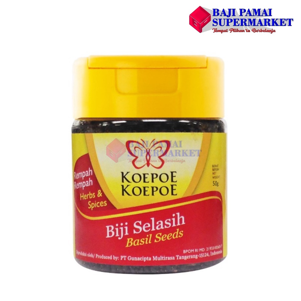 

KOEPOE KOEPOE BIJI SELASIH 50GR