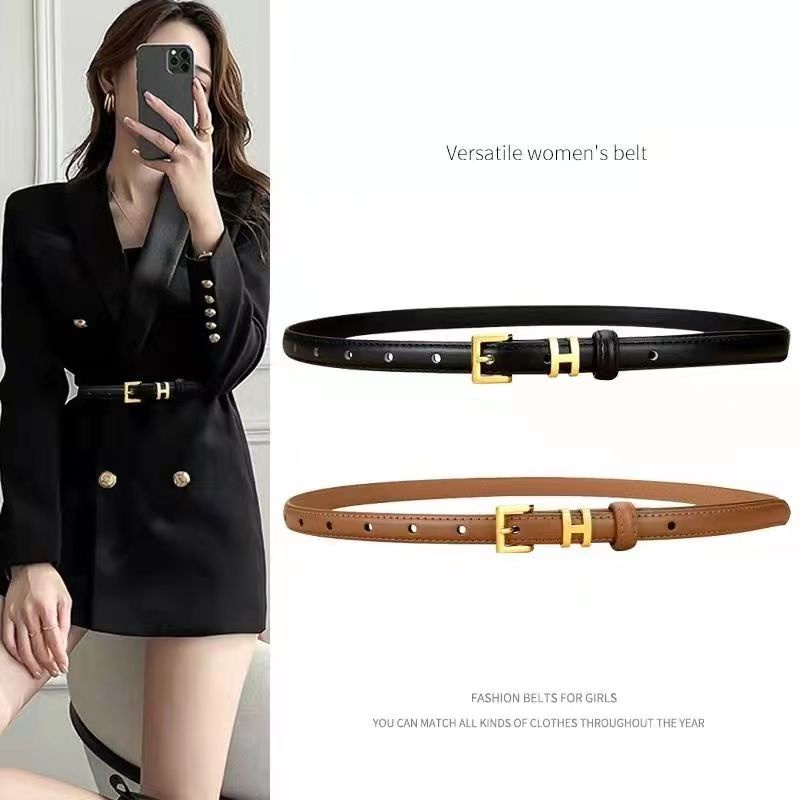 BGS-222 Ikat Pinggang Wanita kulit gaya Casual, belt wanita Bahan Kulit Sintetis Import Fashion Korea