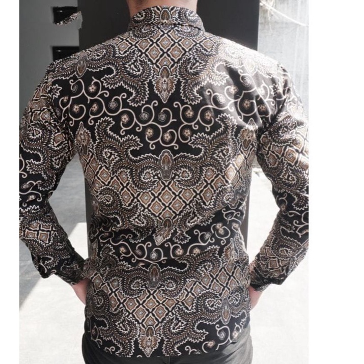 KEMEJA BATIK PRIA PERMATA SLIMFIT LAPIS FURING