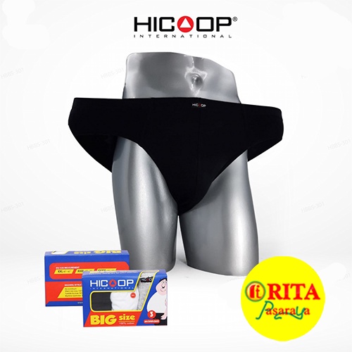 Hicoop CD FG-HBBS 301 ( 2XL-4XL) ISI 3 / Celana Dalam Pria / Pakaian Dalam Pria / Underwear Pria / U