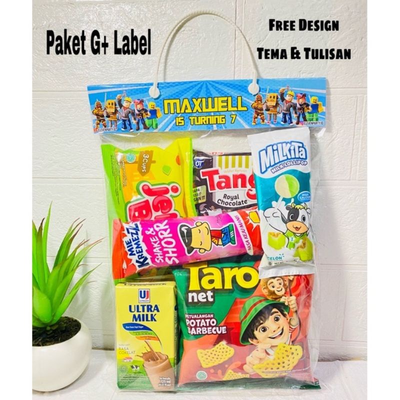

Hampers Ulang Tahun Free Label Costum / Bingkisan Ulang Tahun
