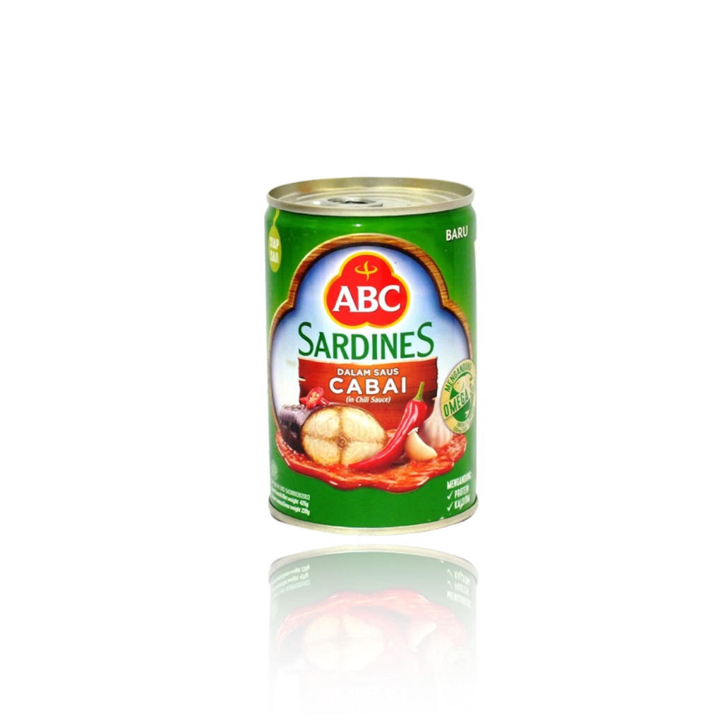 SARDINES ABC CHILLI SAUCE 425GR DEPOT KULINER