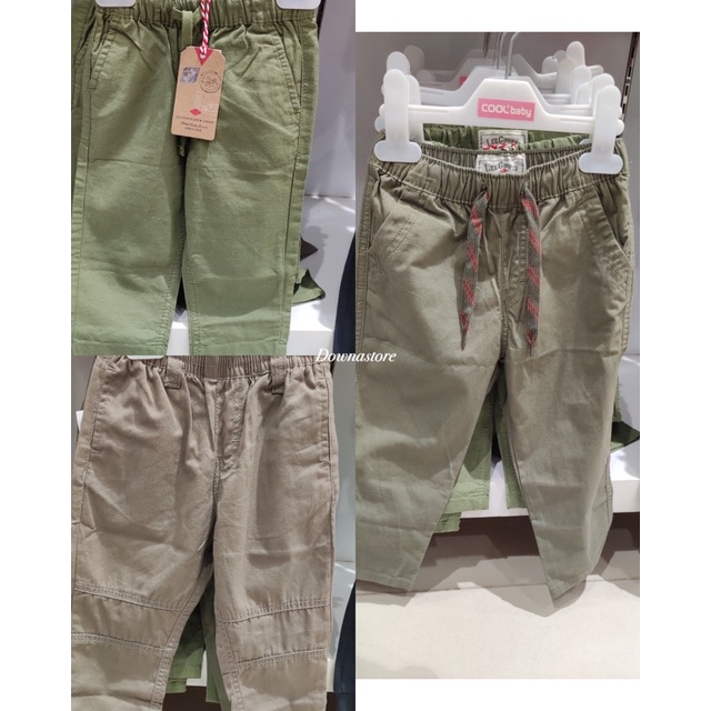 Celana panjang chino/katun anak laki-laki Lee cooper (6bulan-3tahun)