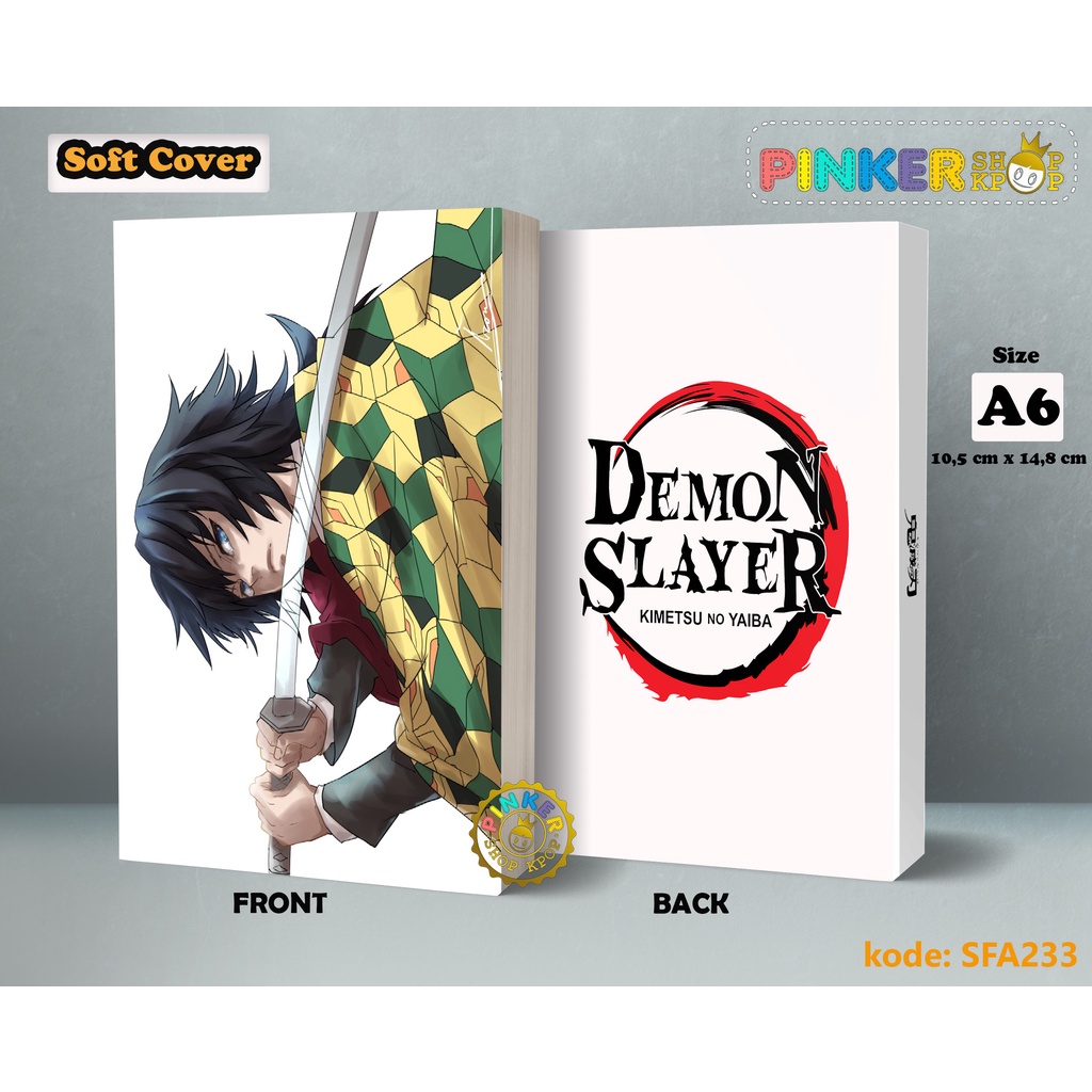 

(SFA233) Pocket Note Anime Demon Slayer Cover Softcover