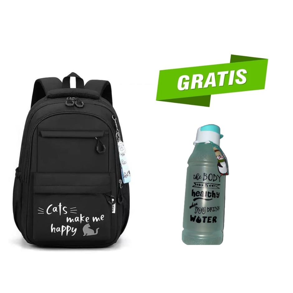 Tas Ransel Sekolah Anak Perempuan Cewek Wanita SMA SMP SD Fashion Korea Karakter Lucu Import
