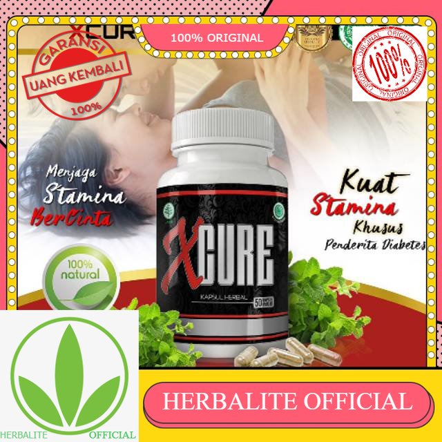100% ORIGINAL XCURE - X CURE OBAT HERBAL TAHAN LAMA PRIA KHUSUS DIABETES OBAT DIABETES  100% ORIGINA
