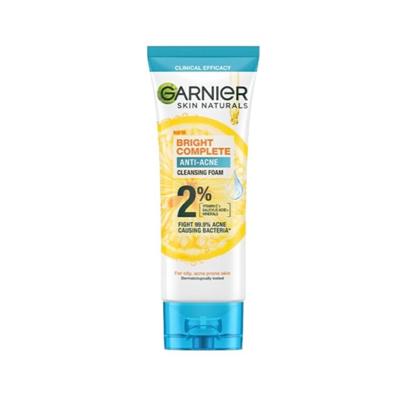 GARNIER Bright Complete 3 In 1 Anti Acne Face Wash 100 ml
