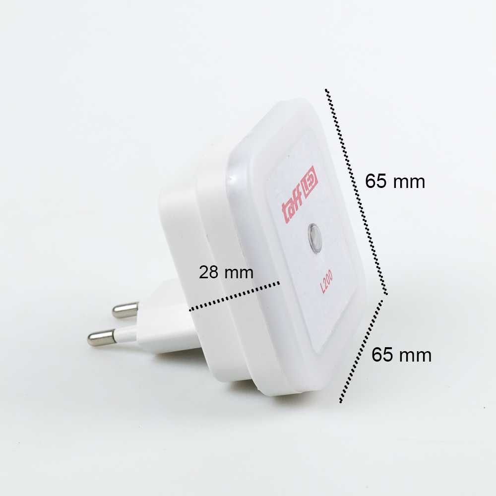 Lampu Tidur LED Tempel Dinding Kamar Sensor Cahaya Aesthetic EU Plug 0.5W