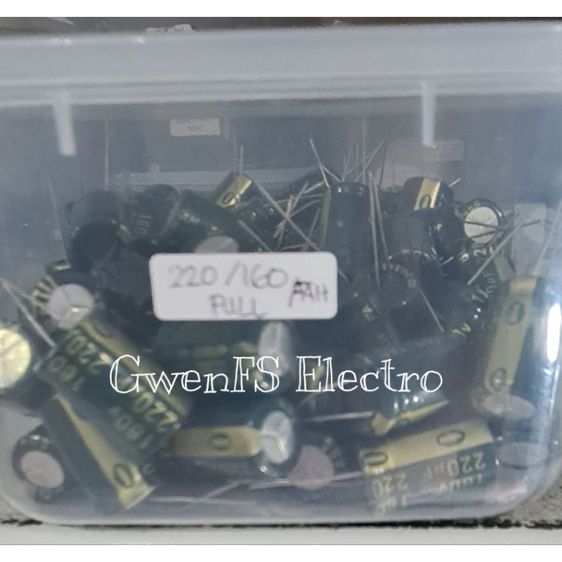 Elco 220UF 160V Elko 220 UF 160 V FAH