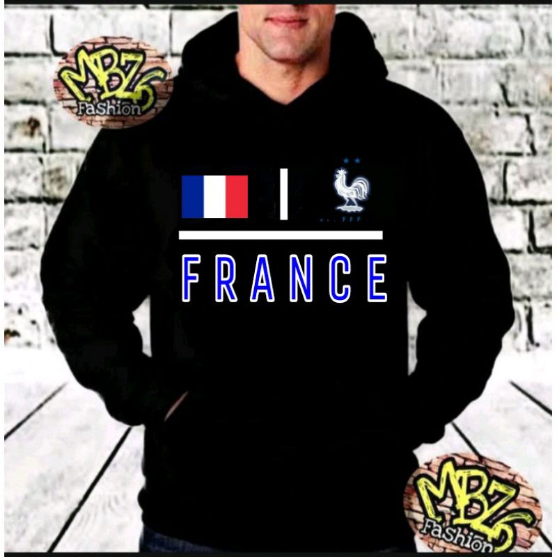 Hoodie Jumper hitam Timnas Prancis