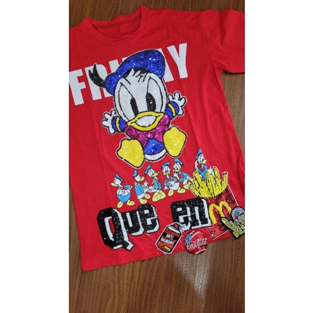 

mickey donald blink sequin tee