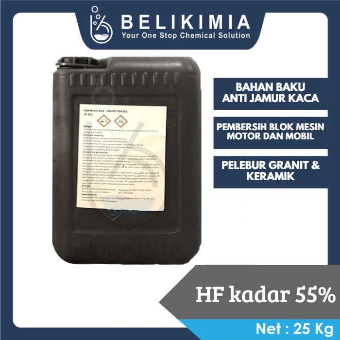 Hydrofluoride acid 55% 25 Kg