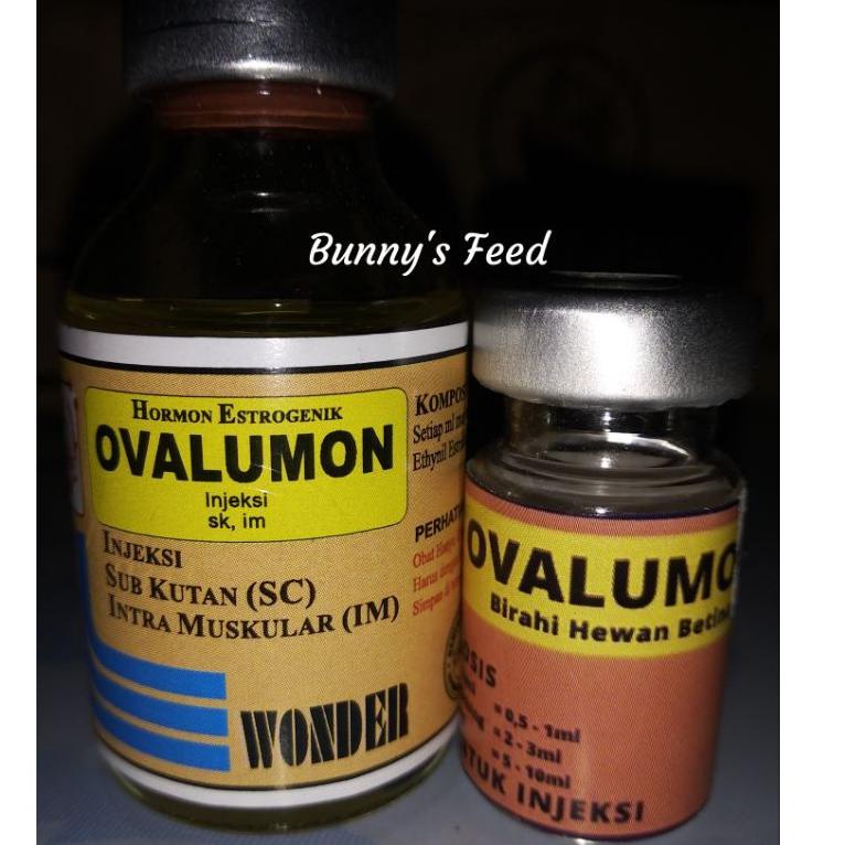 ⇢ Ovalumon 5 ml - Obat Birahi Hewan Betina Kelinci Kucing Kambing Sapi ゠