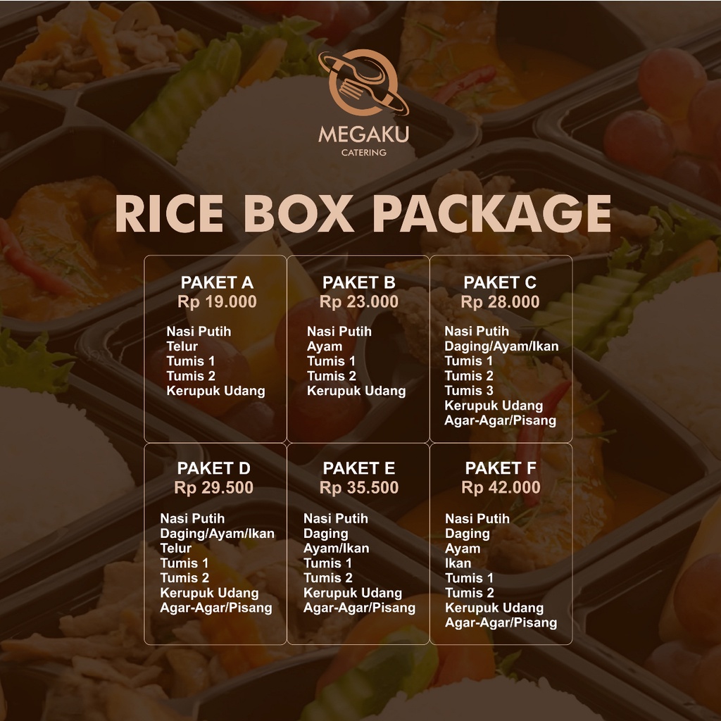 

Nasi Box Megaku Catering