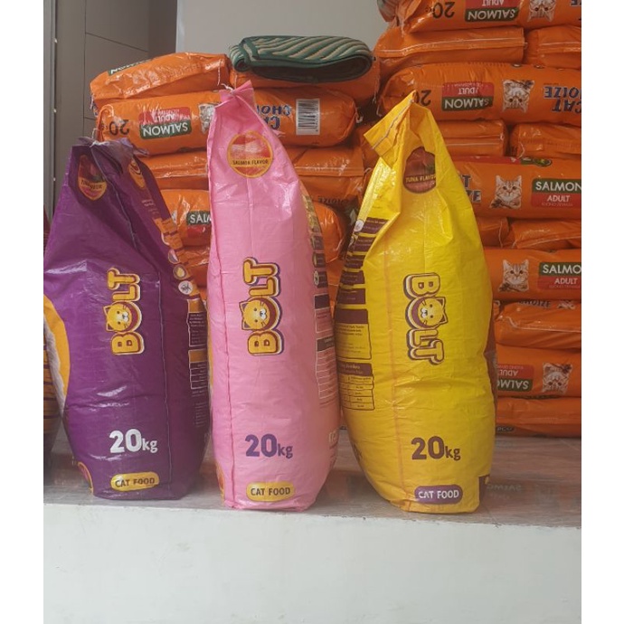 Bolt 20kg cat food | makanan kucing