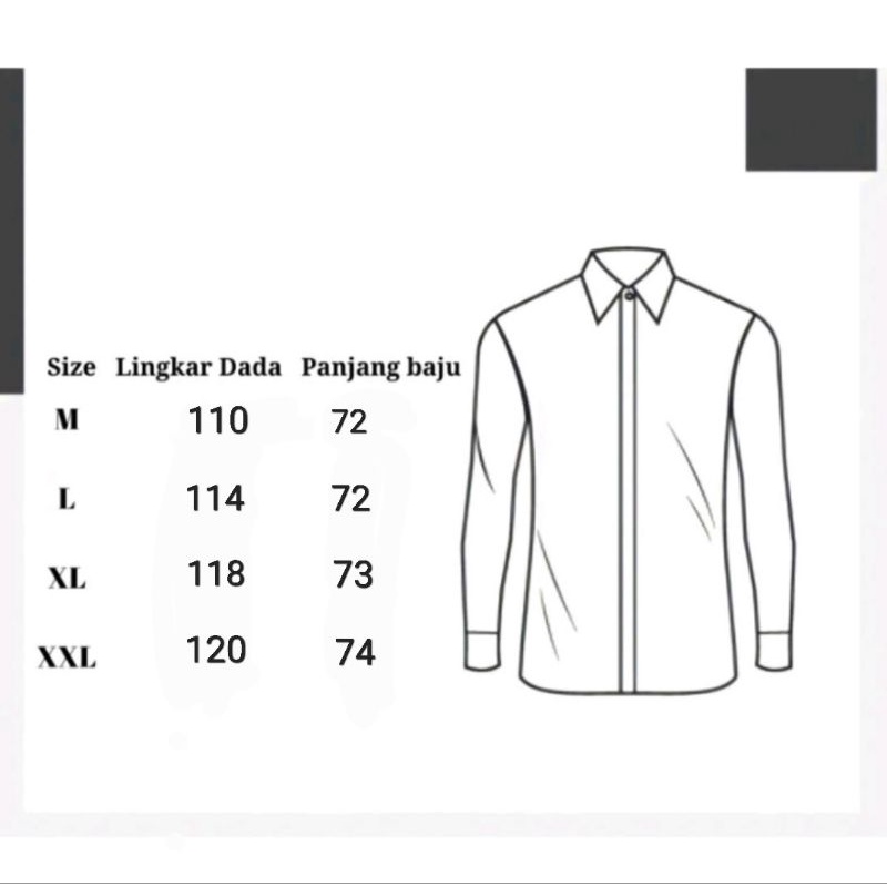 kemeja batik pria lengan panjang bisa cod bahan katun ukuran M L XL XXL