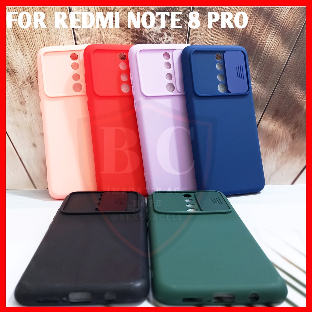 SOFTCASE SLIDE CAMERA XIAOMI REDMI NOTE 10 5G REDMI NOTE 8 PRO