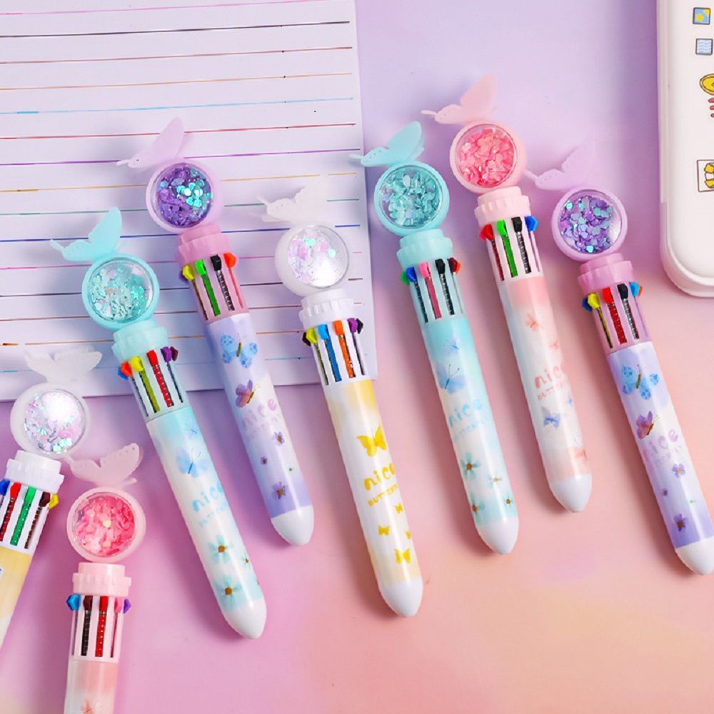 

bulpen 10 warna bermotif lucu/bulpen/pena/pulpen/pulpen anak anak