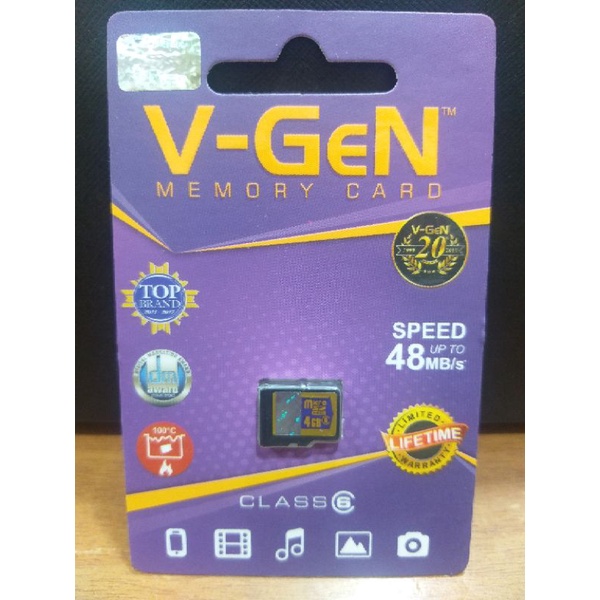 Mmc Micro SD Card Memory Vgen Kelas 6 Original 100% 4gb 8gb 16gb 32gb Mmc Memory Vgen Micro SD Card 8gb 16gb 32gb