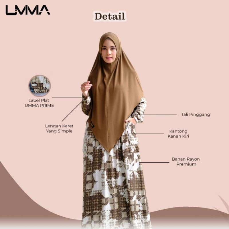 Gamis/dress/abaya Temani Dress ori Umma syari